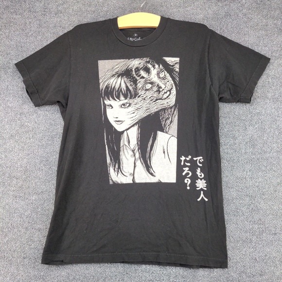 Junji Ito Collection Women's Graphic Tee Shirt Black Medium Horror Manga - Picture 2 of 12